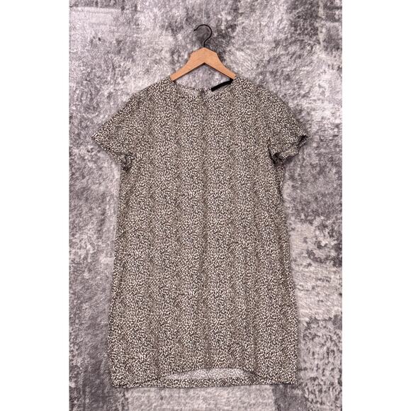 Jenni Kayne Dress Large Womens Leopard Print Short Sleeve T Shirt Style Mini - Picture 1 of 8